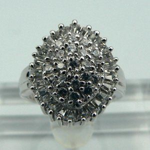 Sz 5.5 Simulated Diamond (Bgt) Ring NWOT